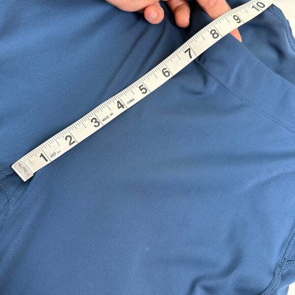 ASICS Leggings Womens Large Blue D1 Running Athletic Stretch Workout Fitness Gym - Picture 8 of 10